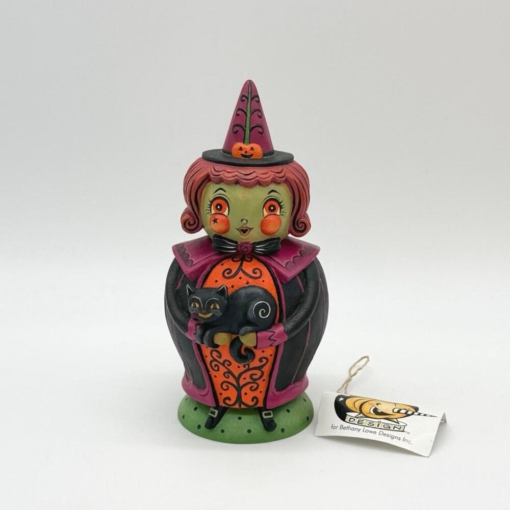 Bethany Lowe Johanna Parker Hagatha And Jack Spooks Jar Halloween Decor NEW - Picture 7 of 11